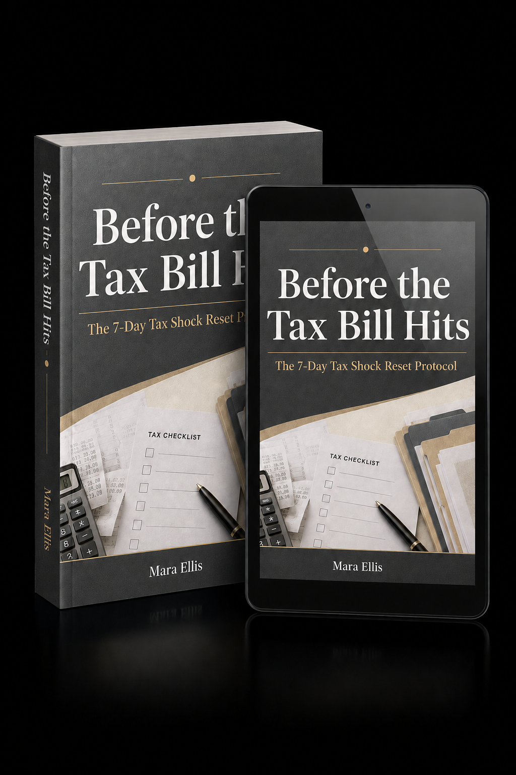 Placeholder for Before the Tax Bill Hits PDF cover mockup